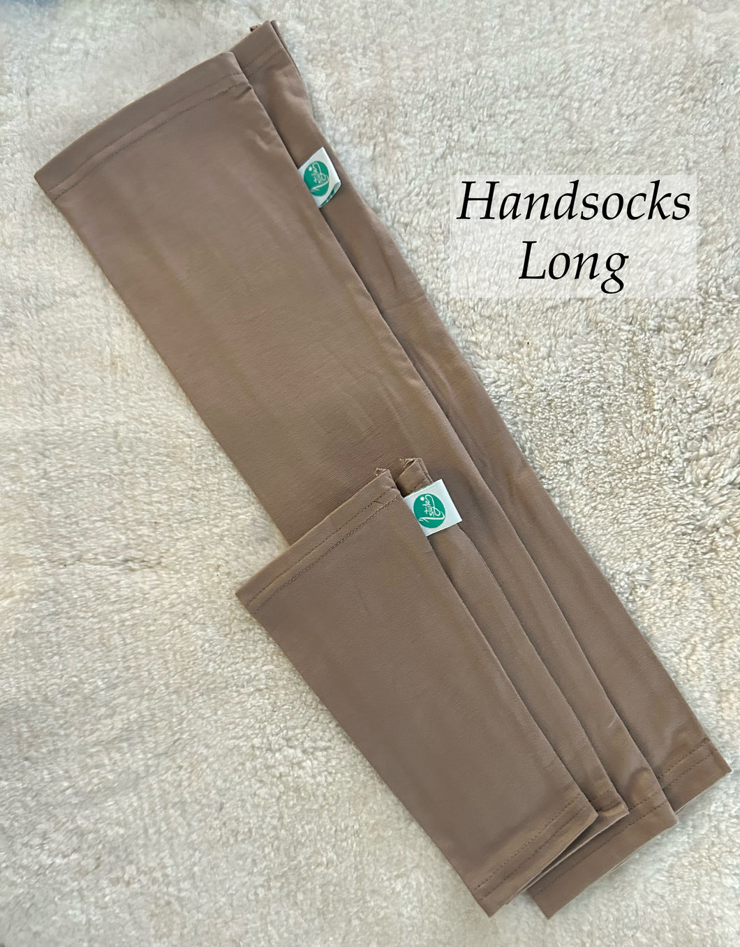 Handsocks Khaki long 48cm