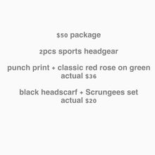 Load image into Gallery viewer, A Special Set of Sporty Headgear - set @ $50
