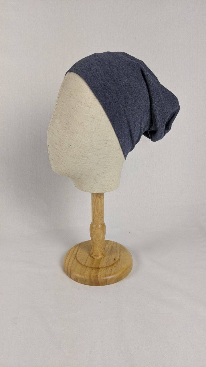 Misty Denim Blue headscarf