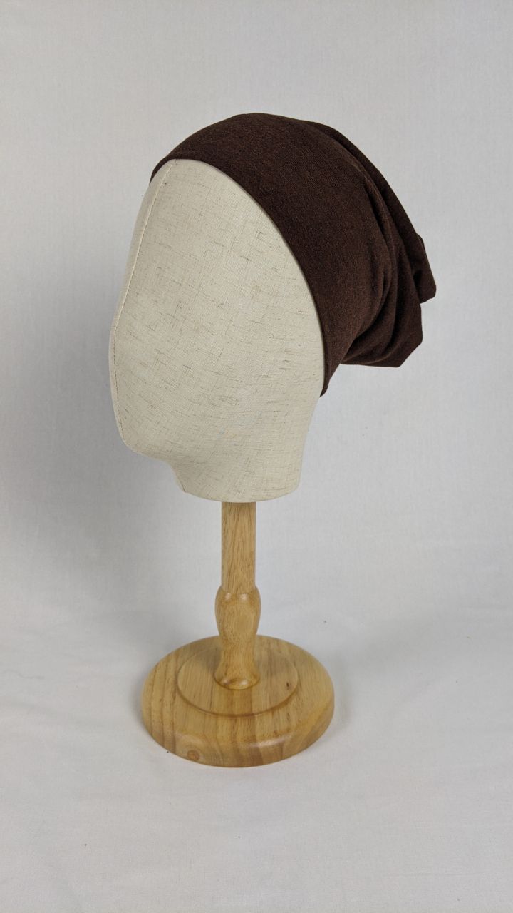 Misty Dark Brown headscarf