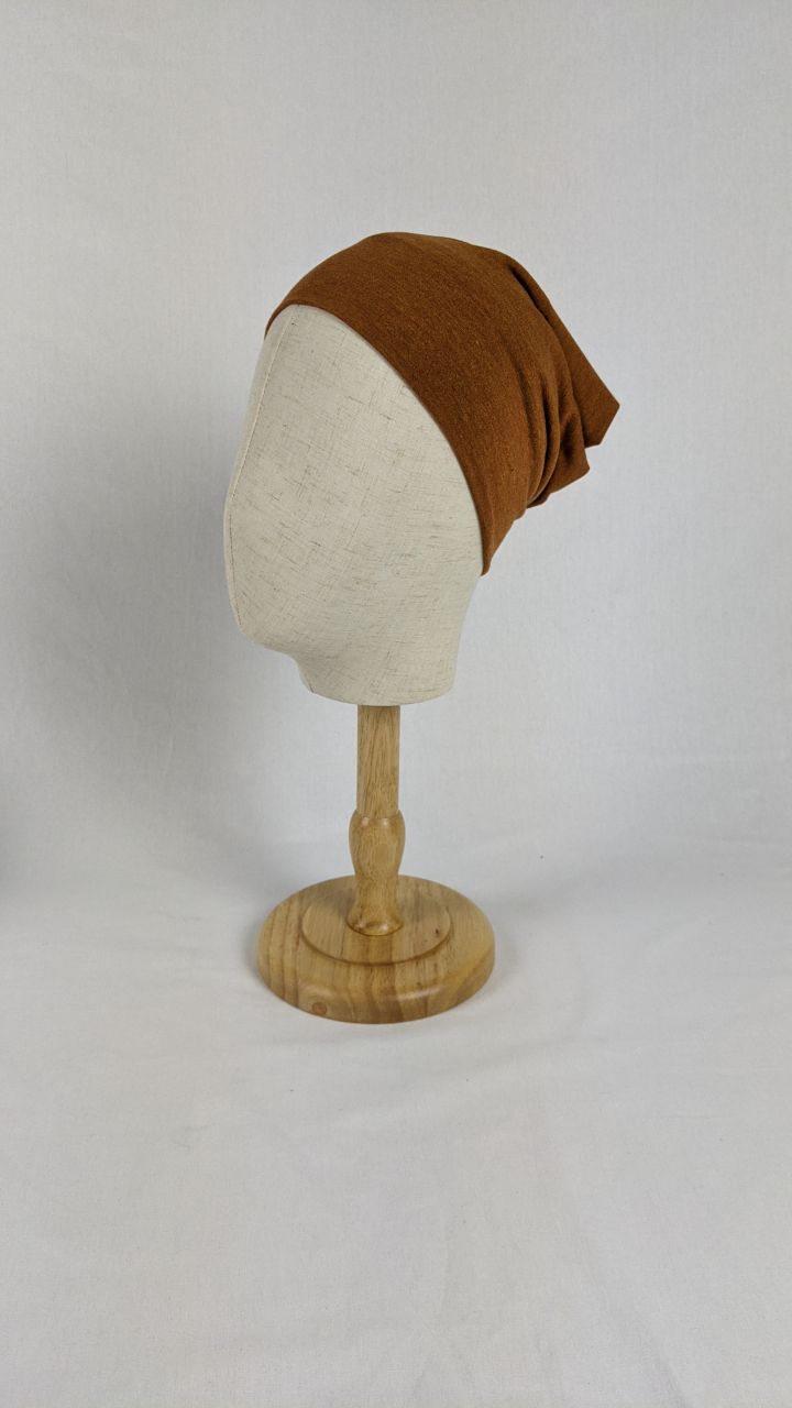 Misty Solid Bronze headscarf