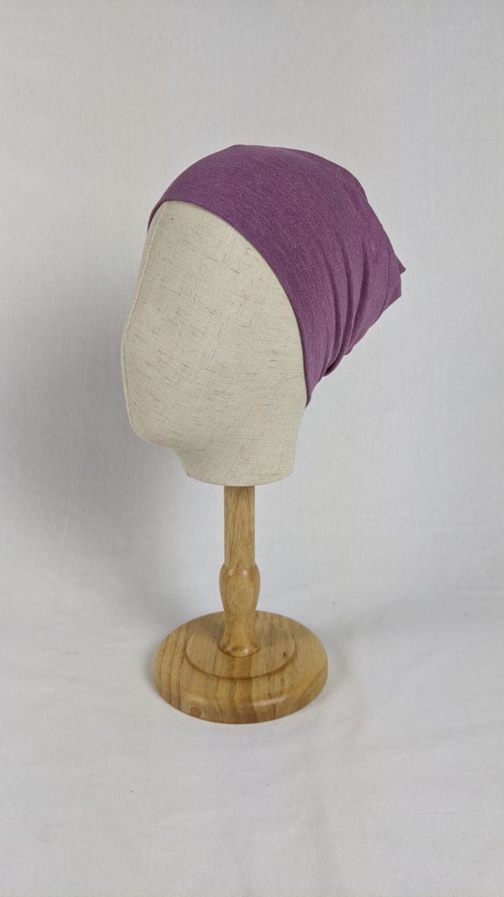 Misty Soft Plum headscarf